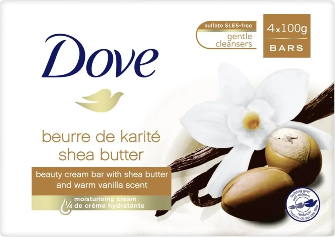 Dove Shea Butter Zeeptablet - 4x100g