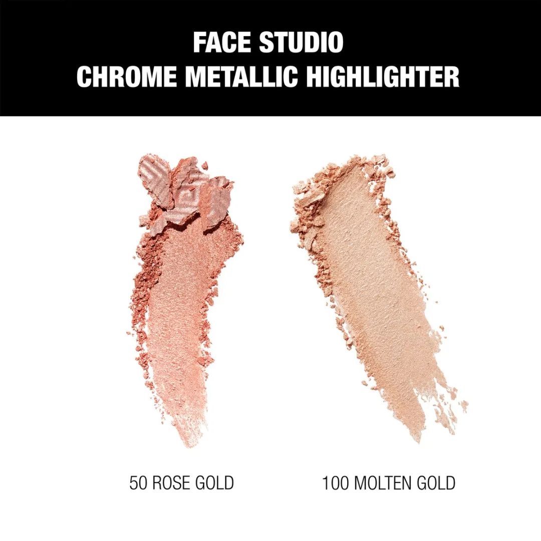 Maybelline Master Chrome Highlighter 100 Molten Gold - 68ml - afbeelding 6 van 6