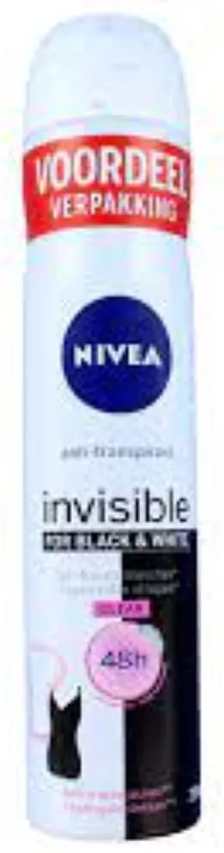 NIVEA Deo Spray Black & White Clear 200ml