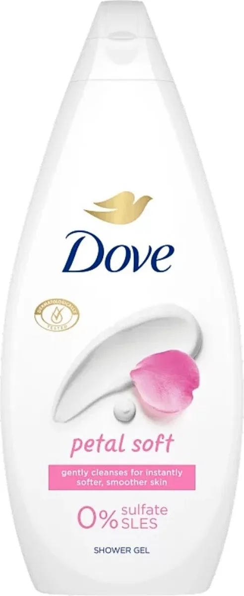 Dove Petal Soft Douchegel Sulfaatvrij 250ml