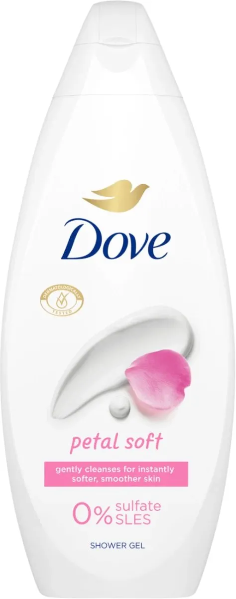 Dove Petal Soft Douchegel Sulfaatvrij 250ml