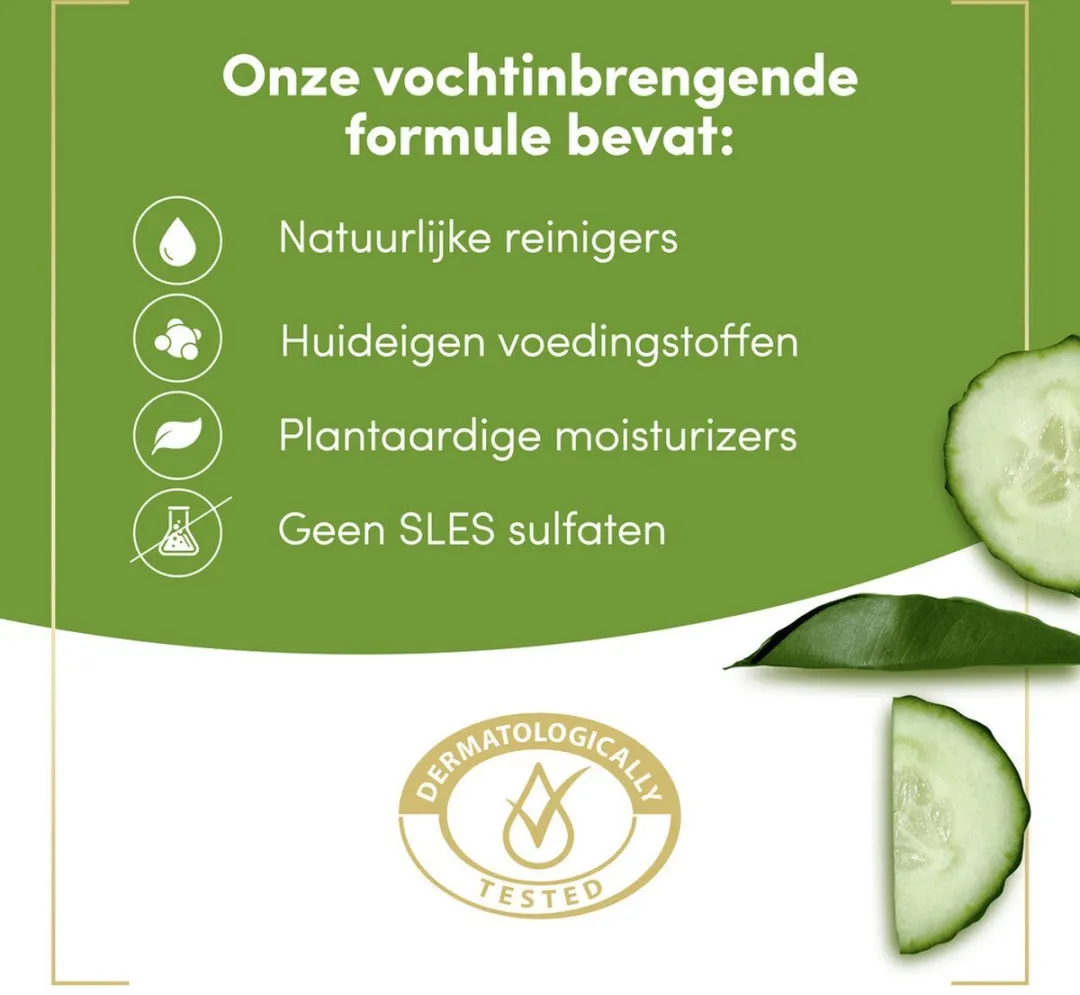 Dove Refreshing Komkommer Douchegel 2250ml - 5x450ml