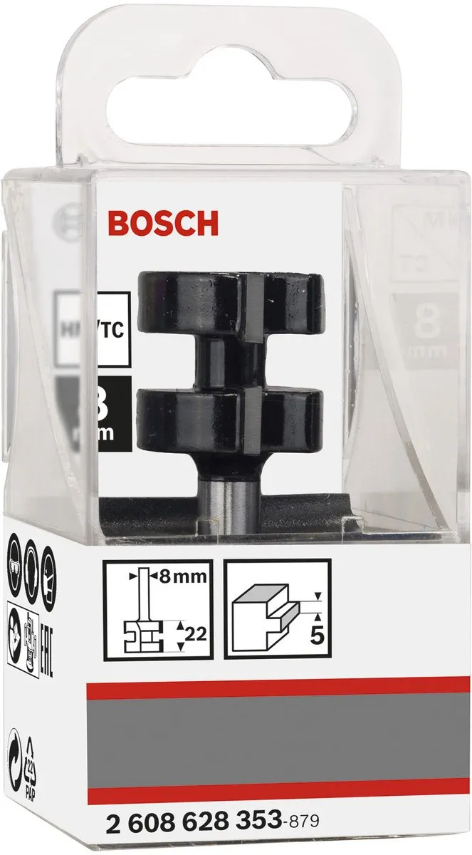Bosch Messingfrezen 8mm - D1 25mm L5mm