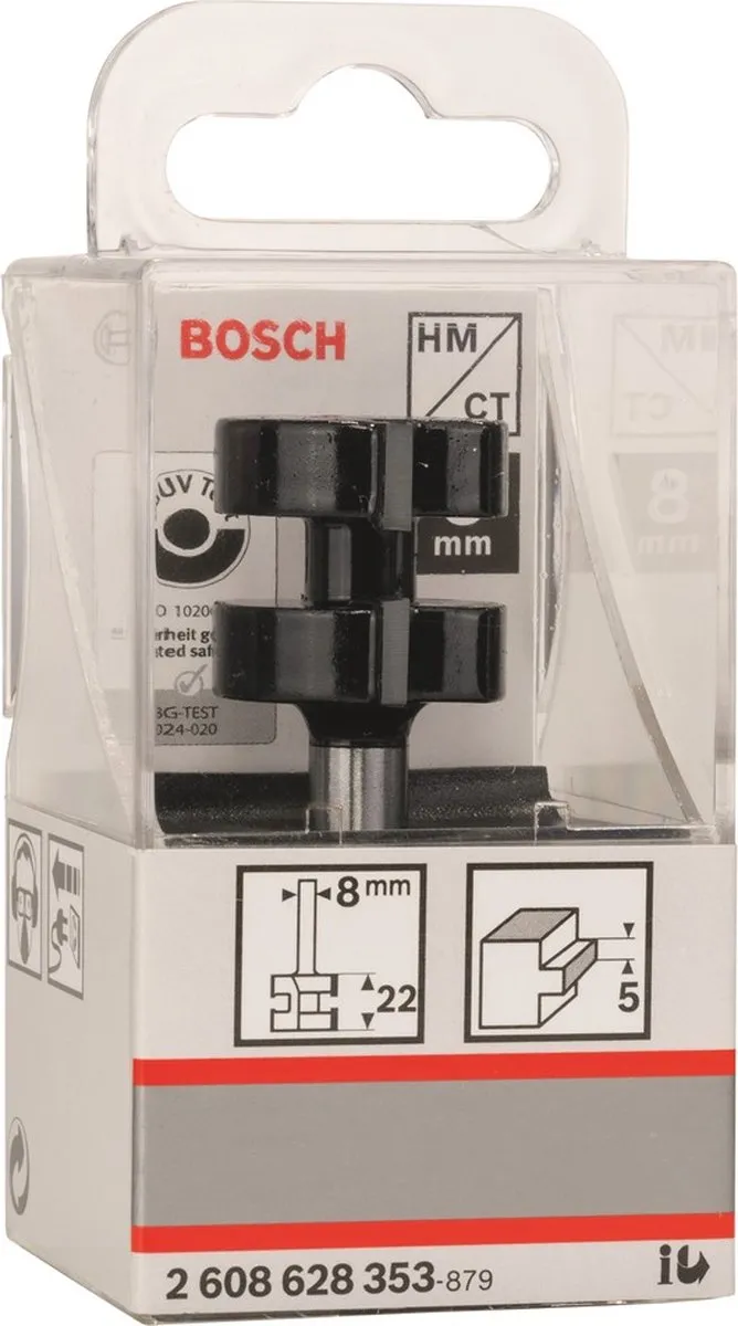 Bosch Messingfrezen 8mm - D1 25mm L5mm