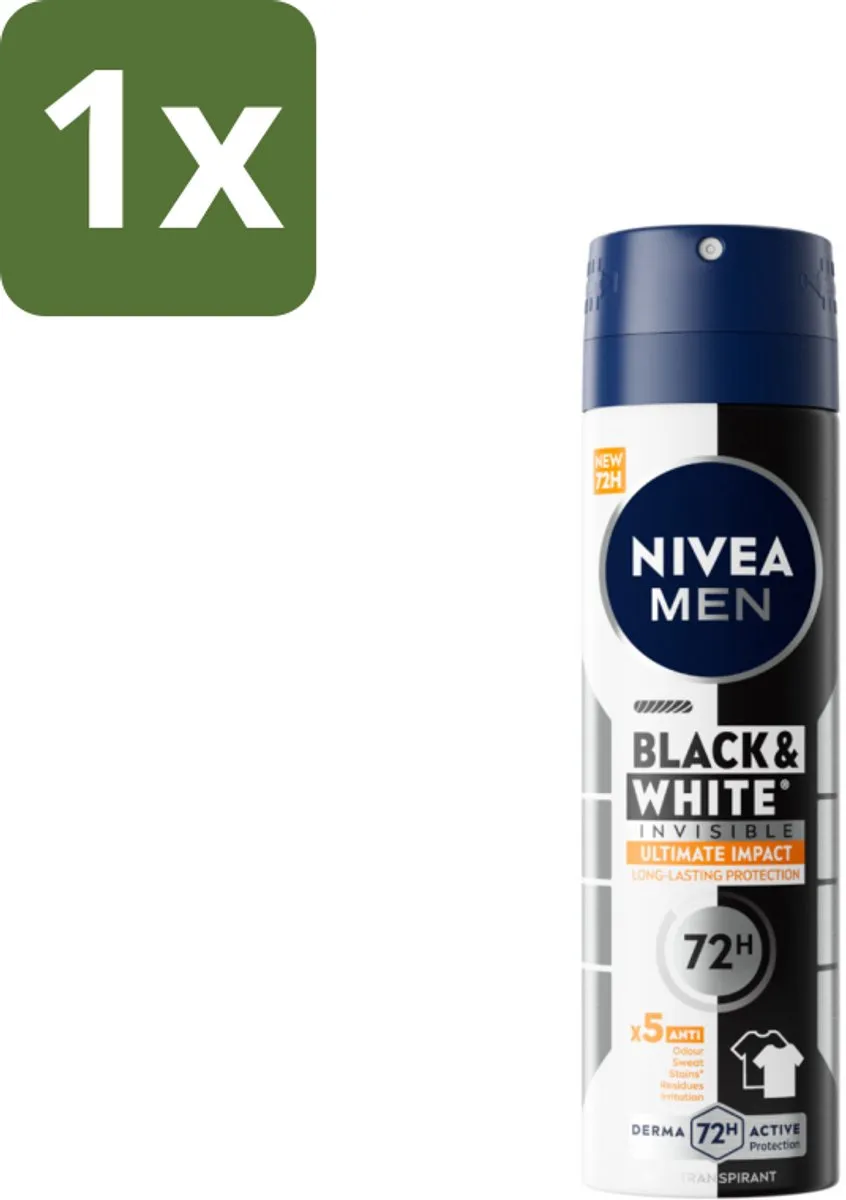 NIVEA MEN Black & White Ultimate Impact Deo Spray 150ml