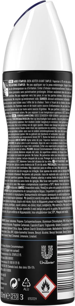 Rexona Invisible Aqua Deodorant - 6x150ml