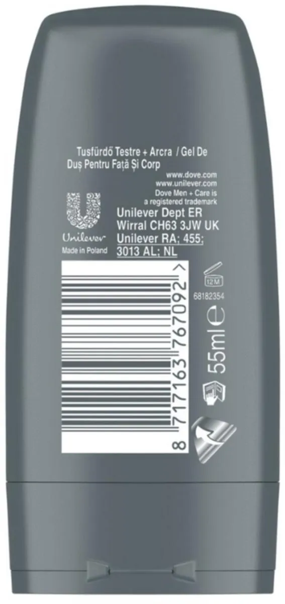 Dove Men+Care Mini Douchegel Clean Comfort 55ml