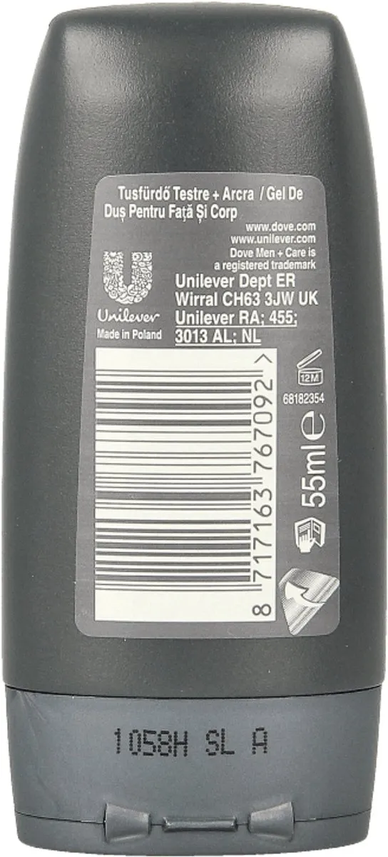Dove Men+Care Mini Douchegel Clean Comfort 55ml