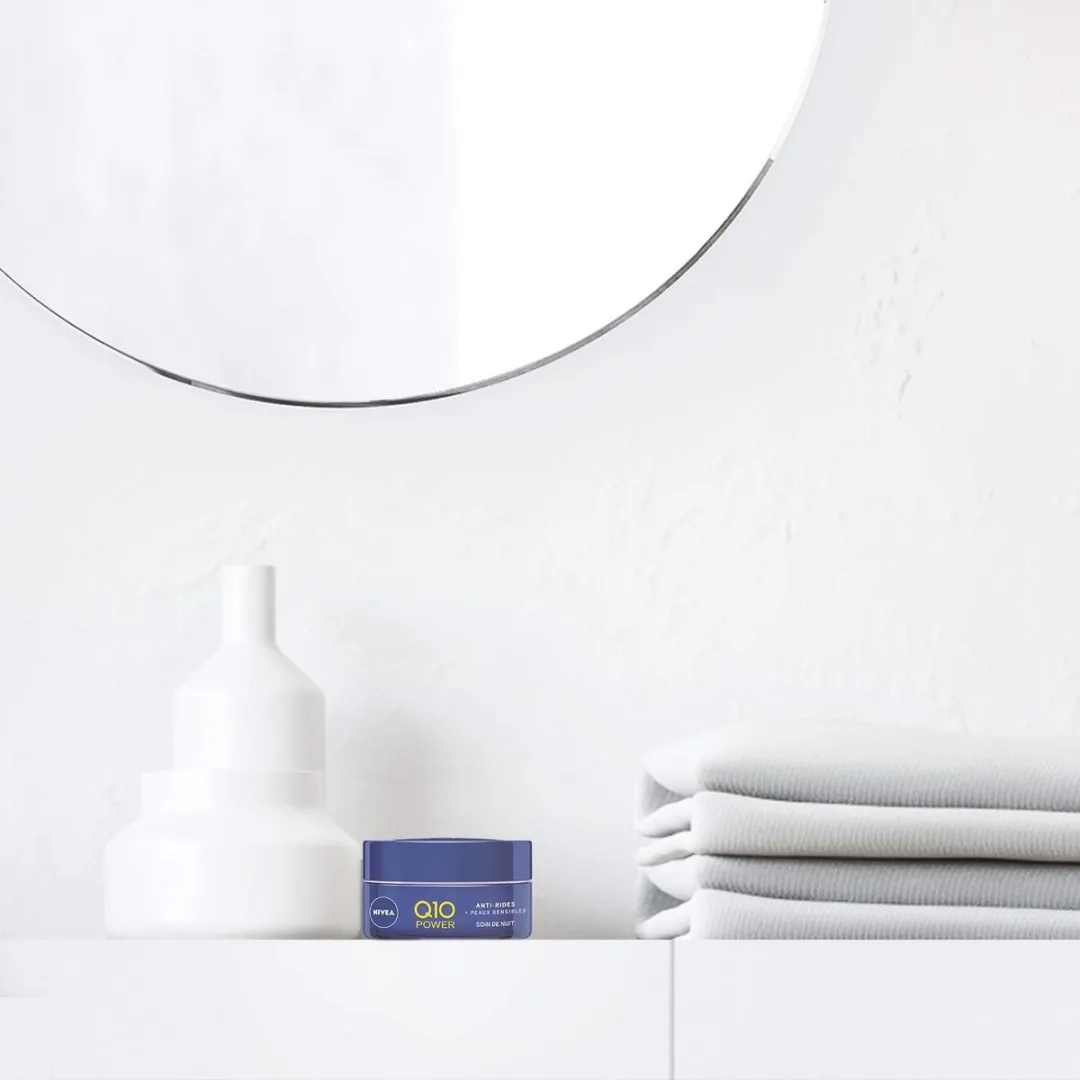 NIVEA Crème Visage Nuit Anti-Rimpels Q10 50ml