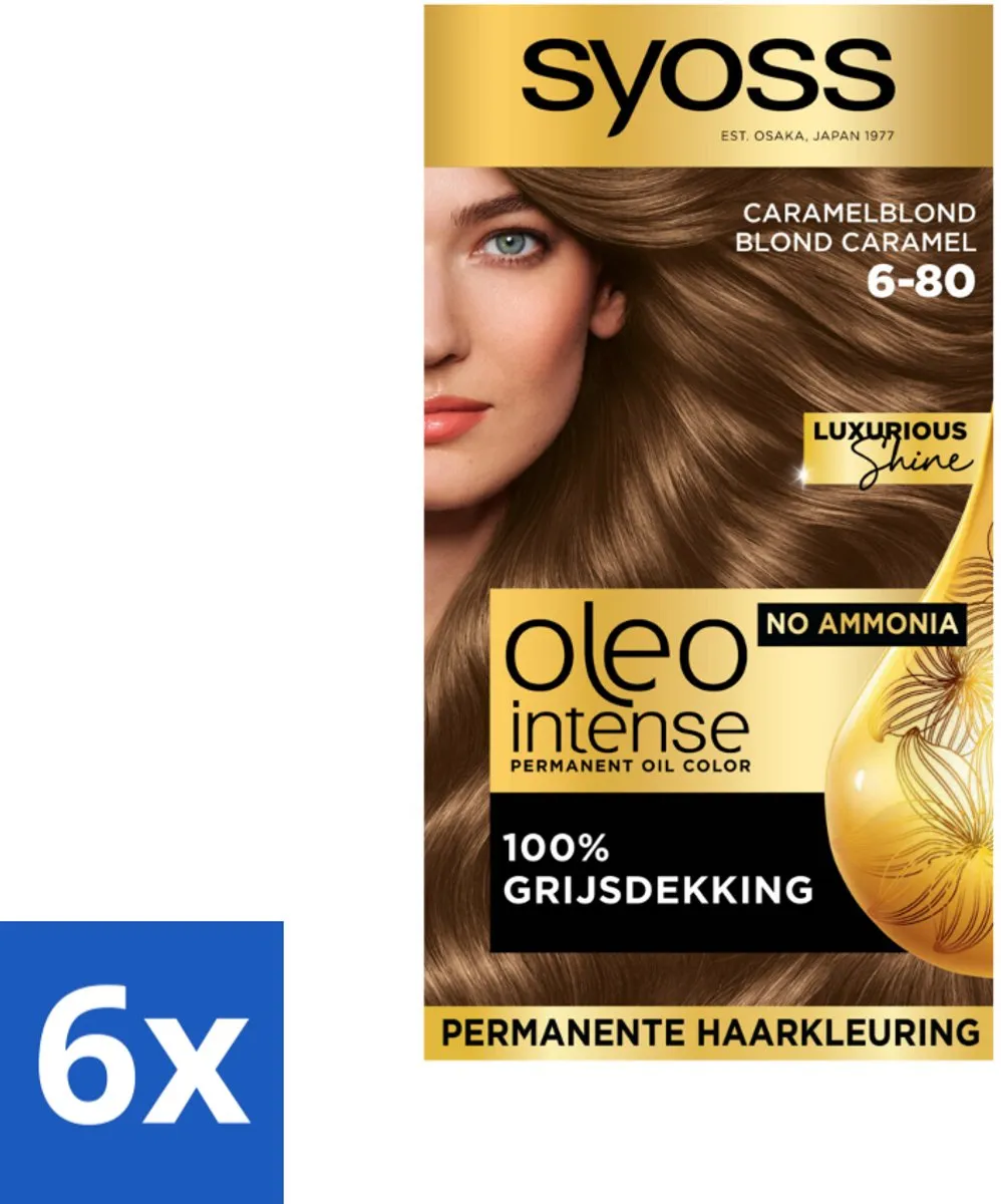 SYOSS Oleo Intense Haarverf 6-80 Caramelblond