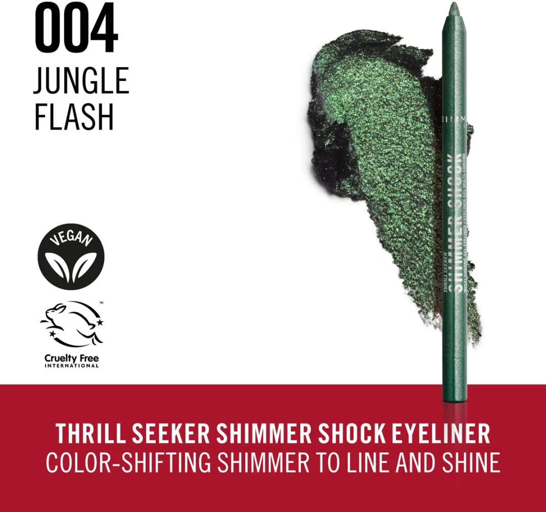 Rimmel London Thrill Seeker Eyeliners Pencil 004 Jungle Flash - 1.2ml