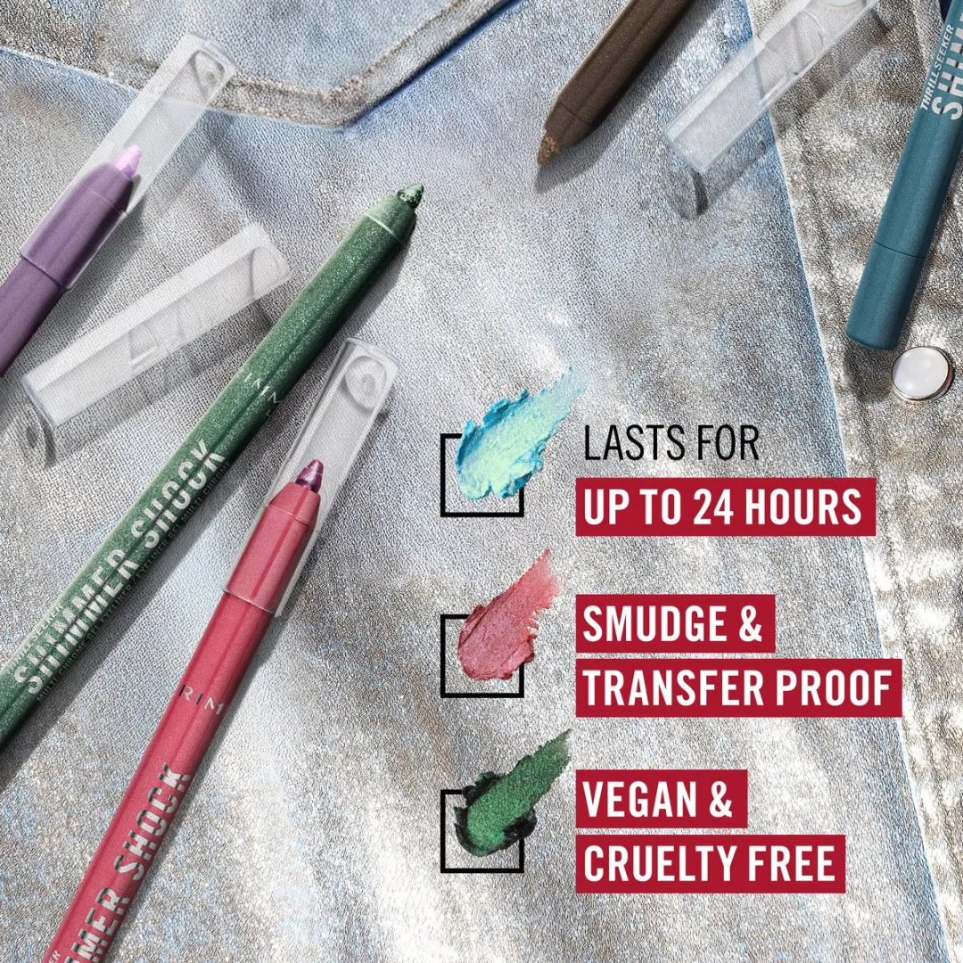 Rimmel London Thrill Seeker Eyeliners Pencil 004 Jungle Flash - 1.2ml