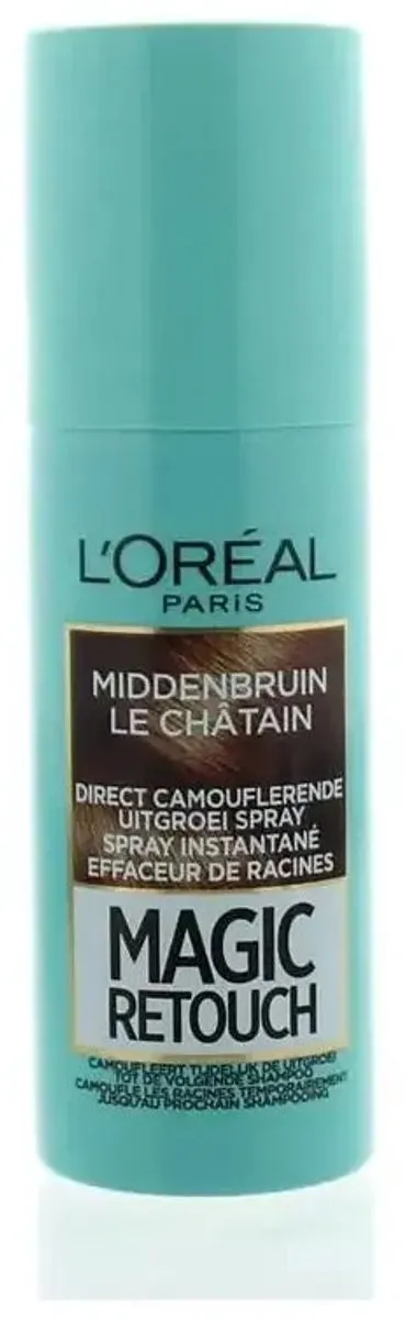 L'Oréal Paris Magic Retouch Middenbruin Uitgroei Spray 75ml