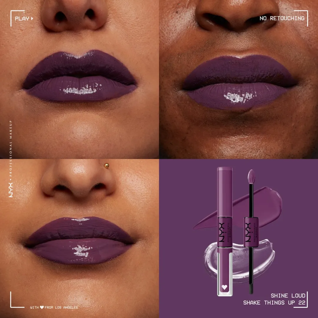 NYX Shine Loud Lip Color Shake Things Up 3.4ml - Paars
