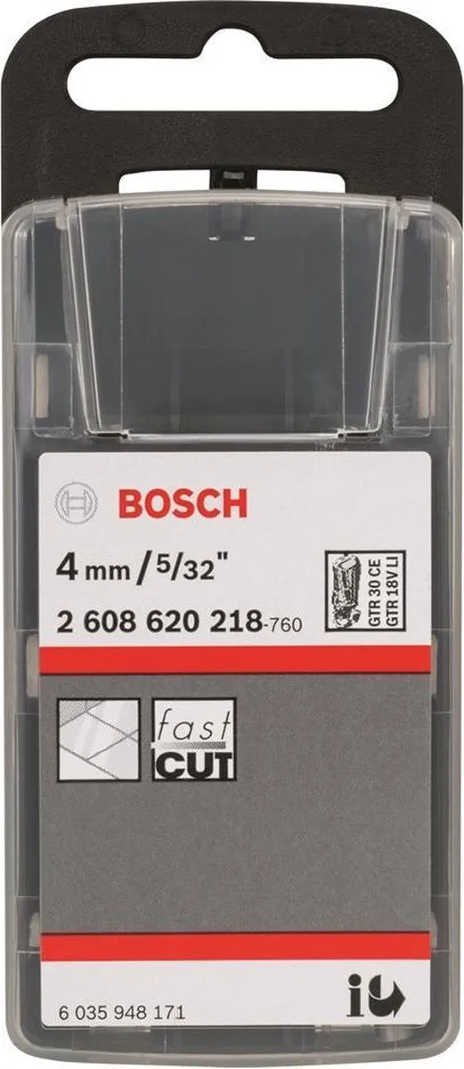 Bosch Hardmetalen Frezen 2608620218 - Metaal 4mm - 4 Stuks
