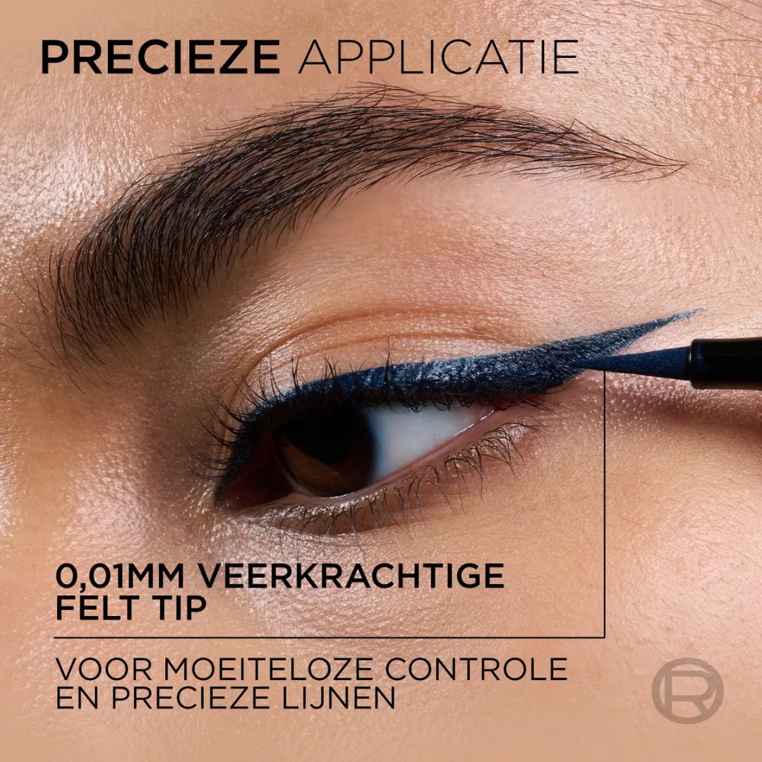L'Oréal Paris Haute Precision Eyeliner Blauw - 0,01mm