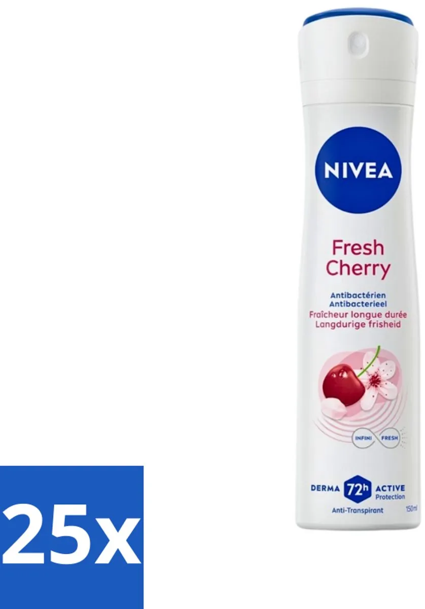 NIVEA Fresh Cherry Anti-Transpirant Spray 150ml