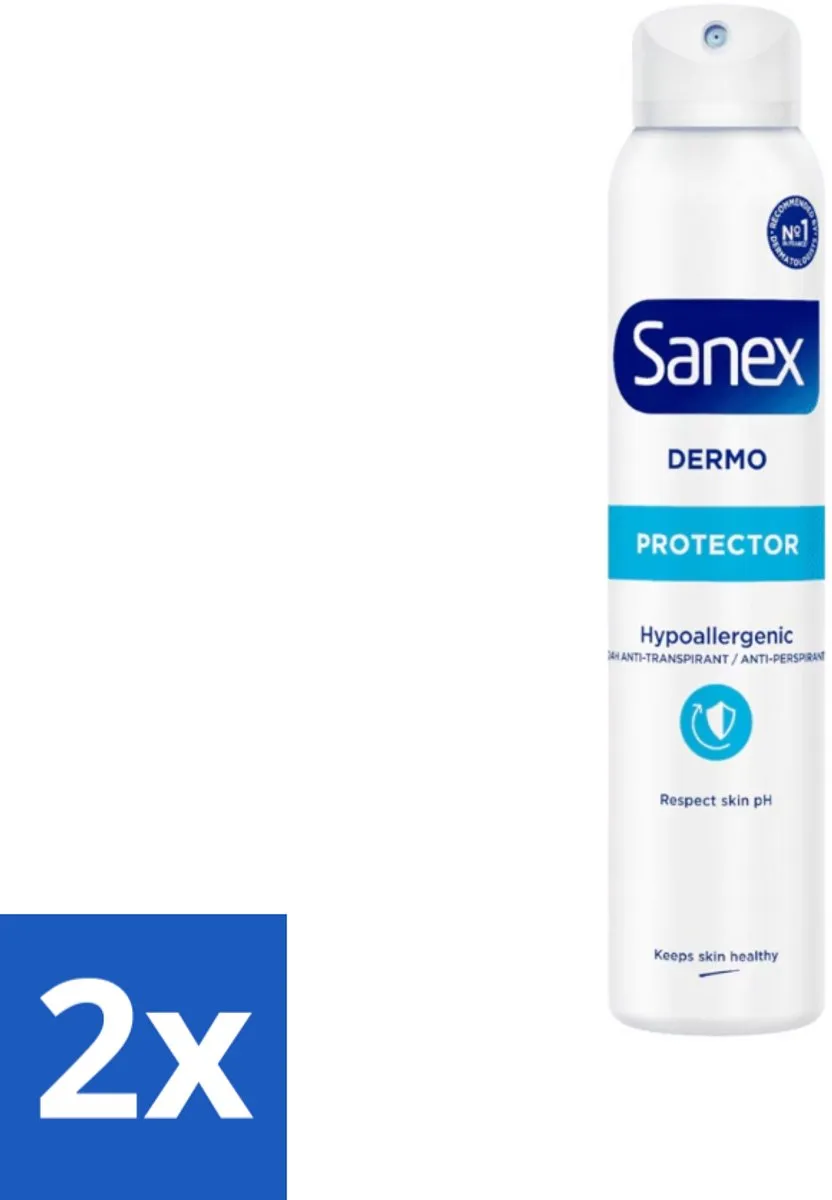 Sanex Dermo Deodorant Spray Hypoallergeen 300ml - 2 Stuks