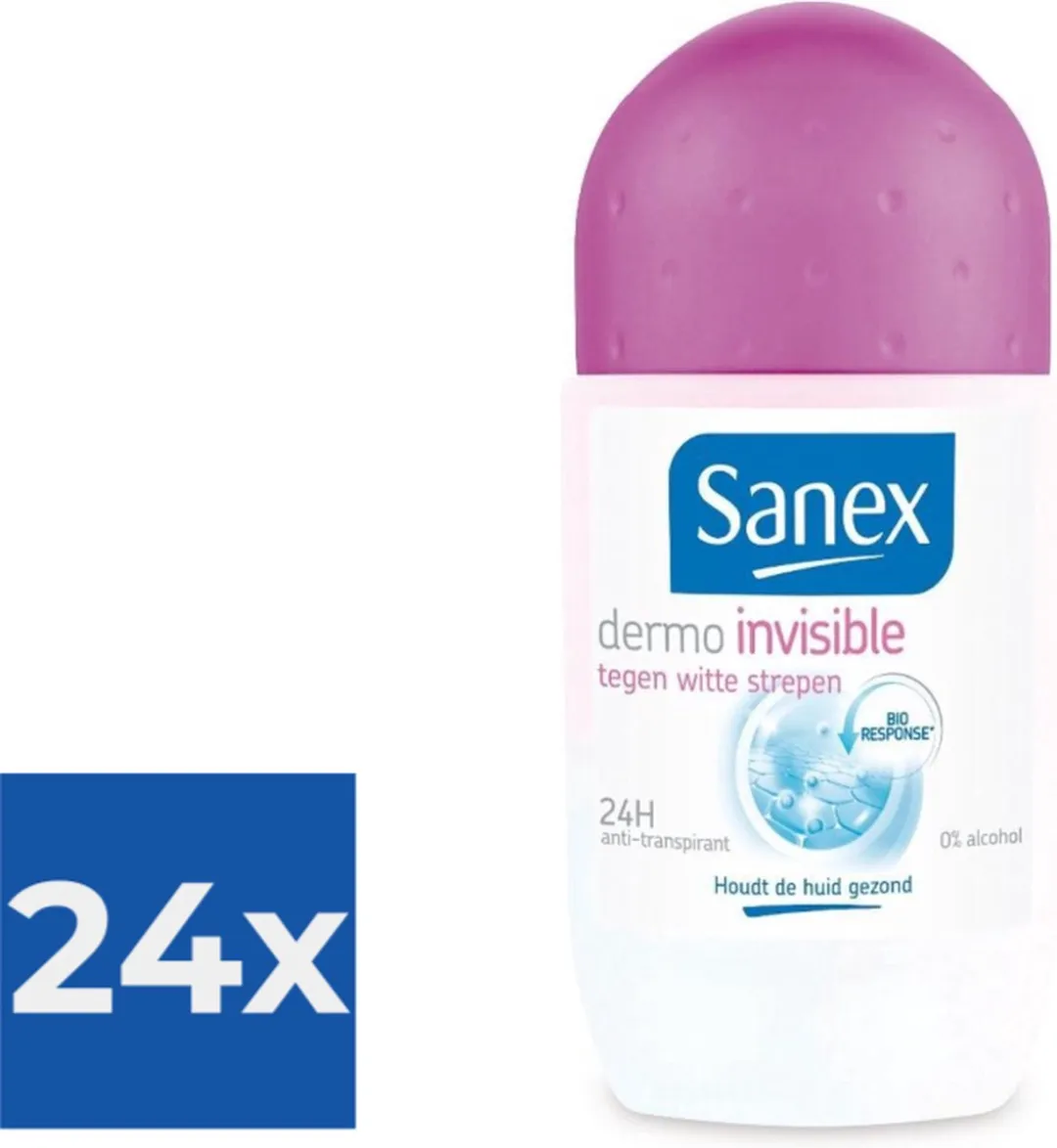 Sanex pH Balance Dermo Deodorant Roller - 24x50ml
