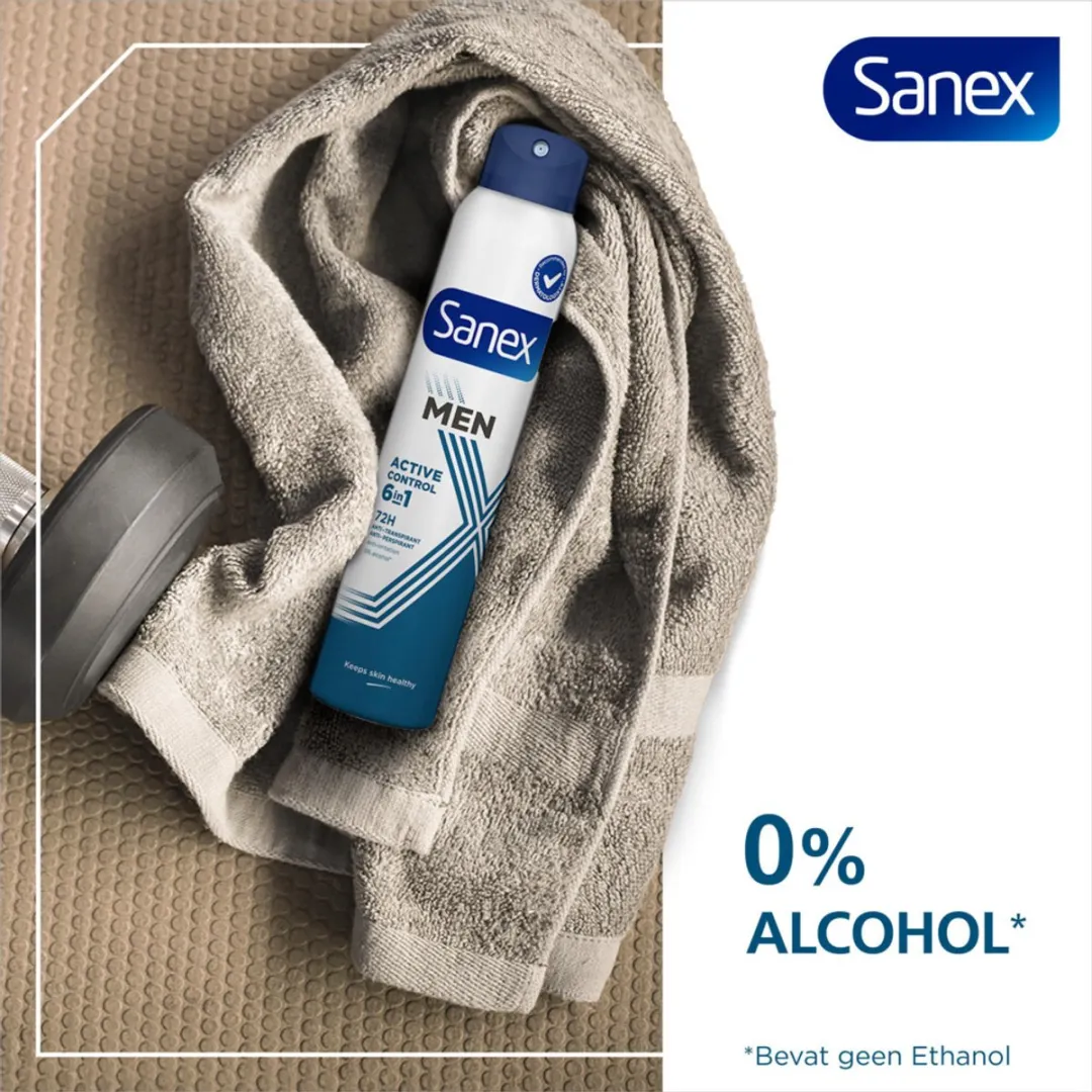 Sanex Men 72H Active Control Deo Spray 200ml