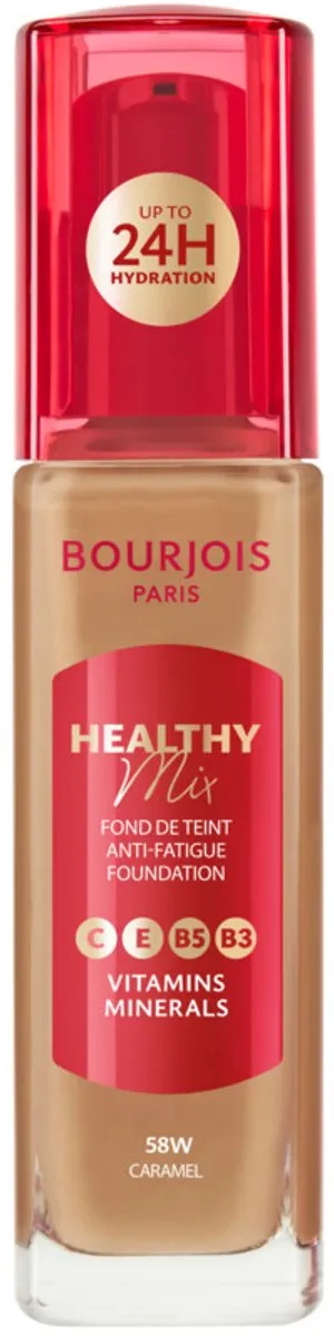 Bourjois Healthy Mix Anti-Fatigue Foundation 58W Caramel - 30ml