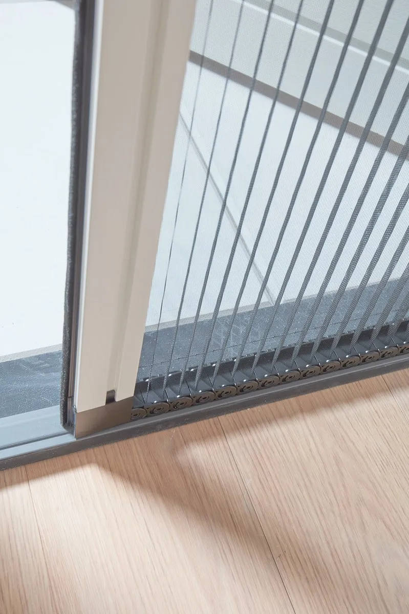 Plisséhordeur V 96x257-260 wit