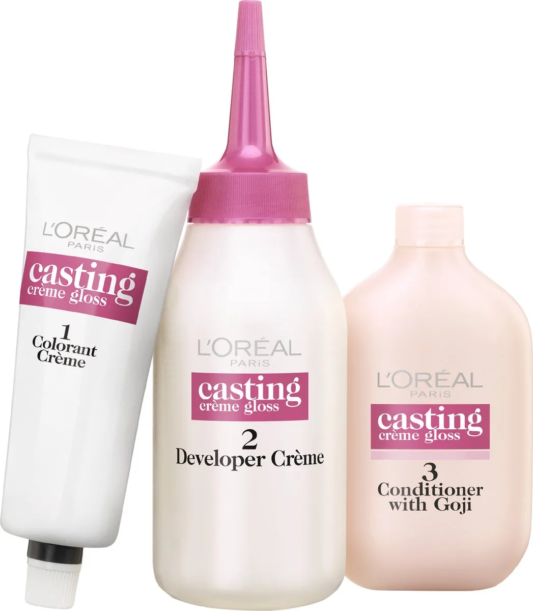 L'Oréal Paris Casting Crème Gloss 454 Mahonie Koperbruin - 3x1030ml