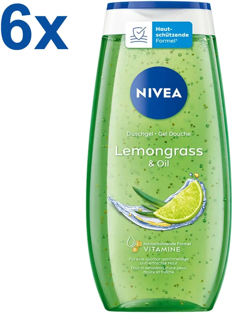 NIVEA Lemongrass & Oil Douchegel 6x250ml