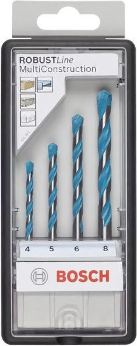Bosch Robust Line CYL-9 Multi Construction Borenset 4-delig
