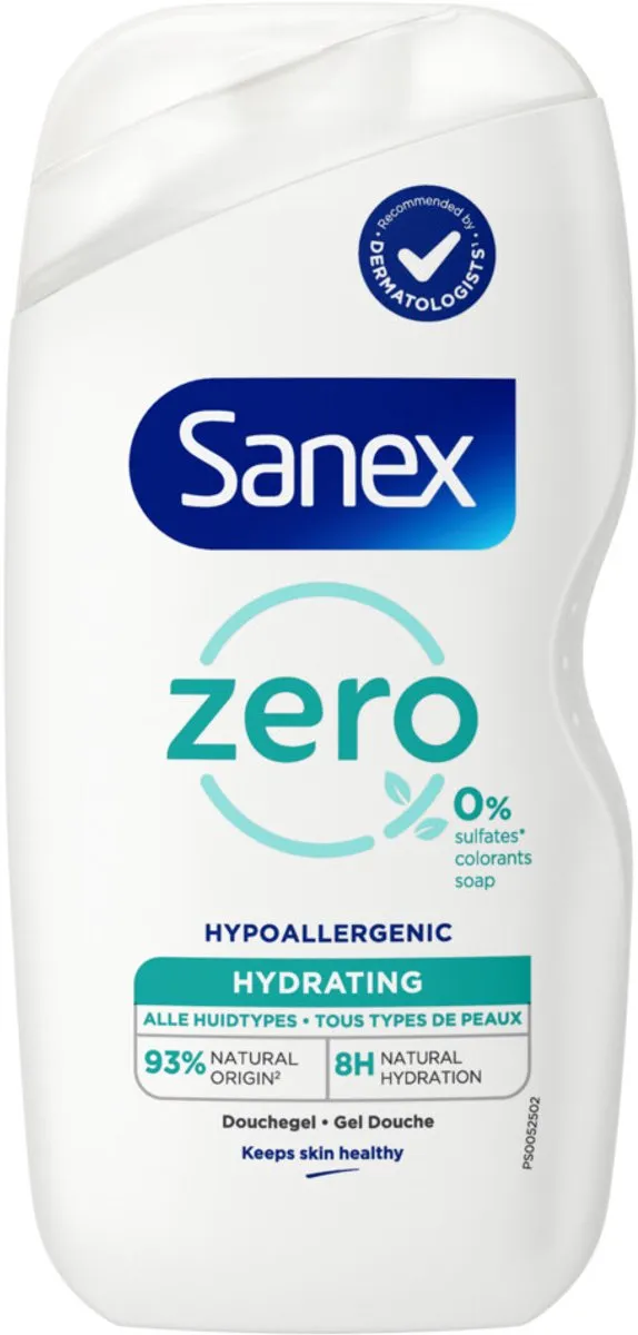 Sanex Zero% Hydraterende Douchegel 400ml - 2800ml (7x400ml) - afbeelding 4 van 6