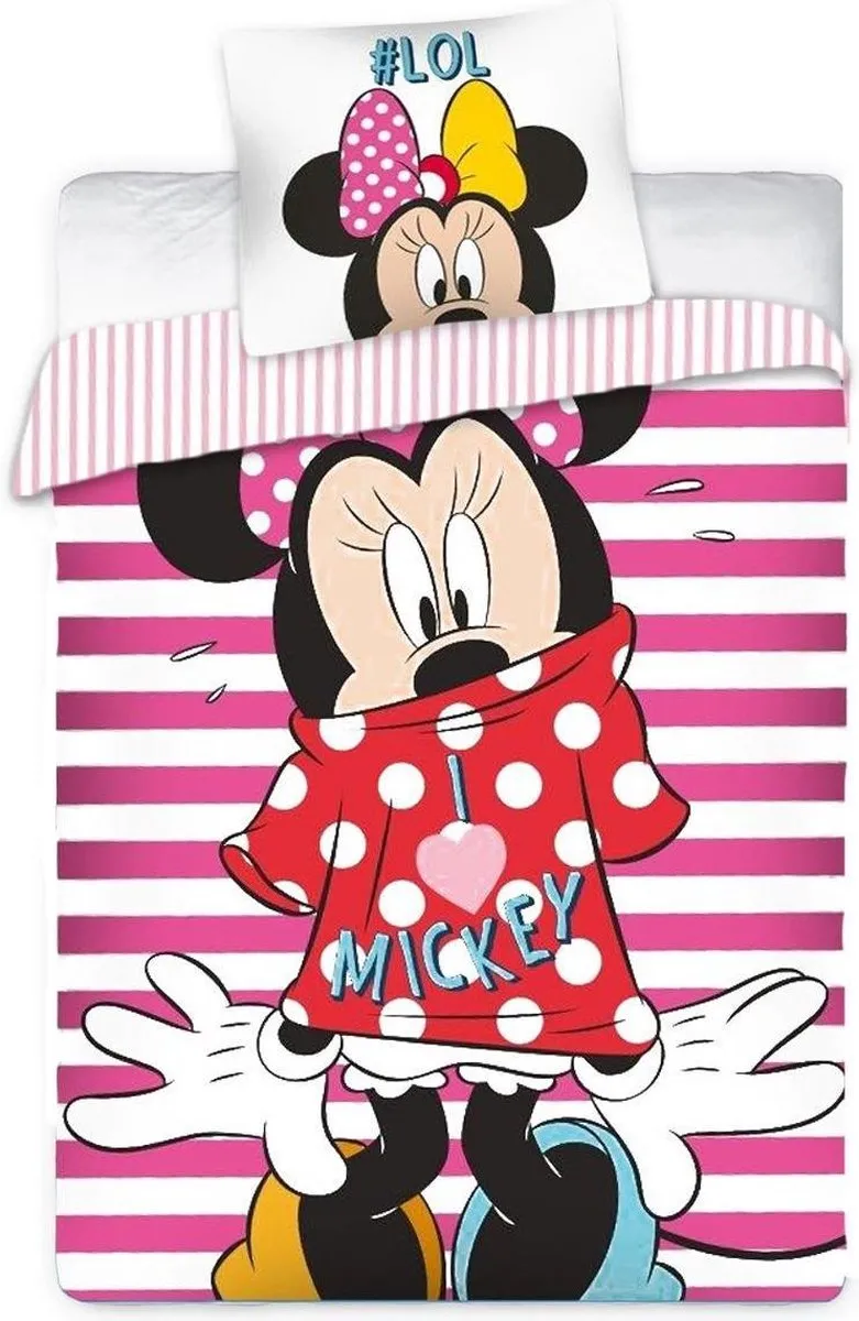 Disney Minnie Mouse Dekbedovertrek 140x200cm