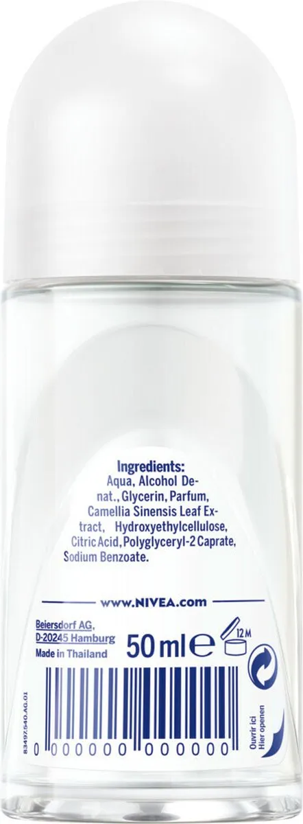 NIVEA Deodorant Roller Naturally Good Green Tea 50ml