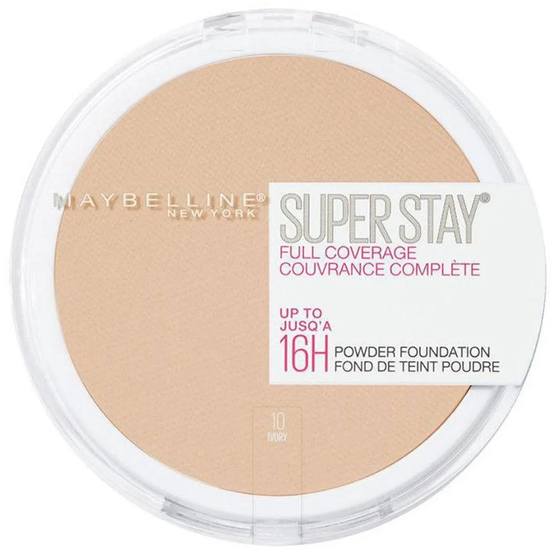 Maybelline SuperStay Full Coverage Powder Foundation 10 Ivory - 9g