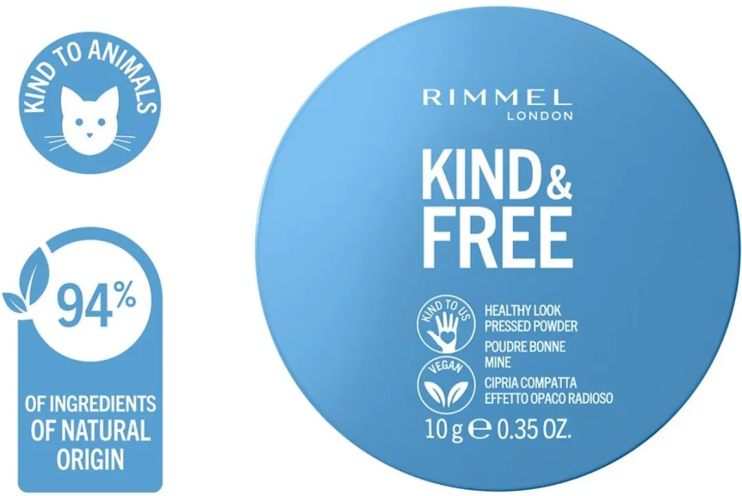 Rimmel London KIND & FREE Vegan Poeder 040 Tan - 10g