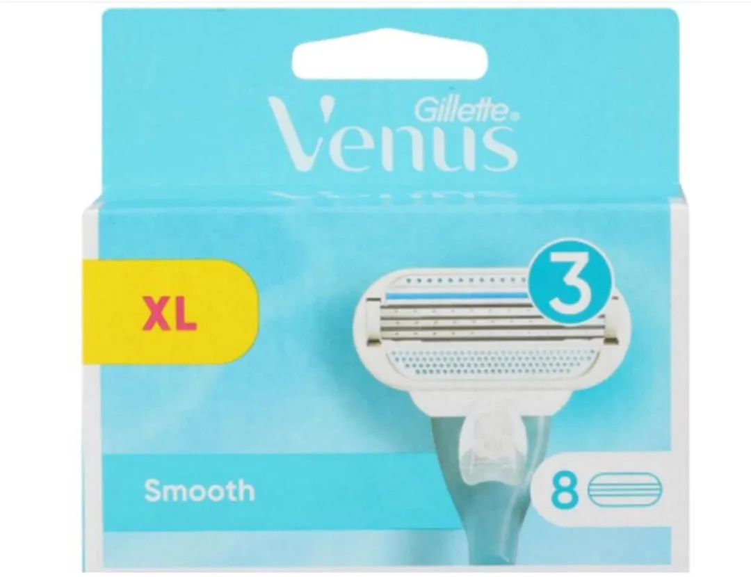 Gillette Venus Scheermesjes 8 Stuks - 3 Bladen - Blauw