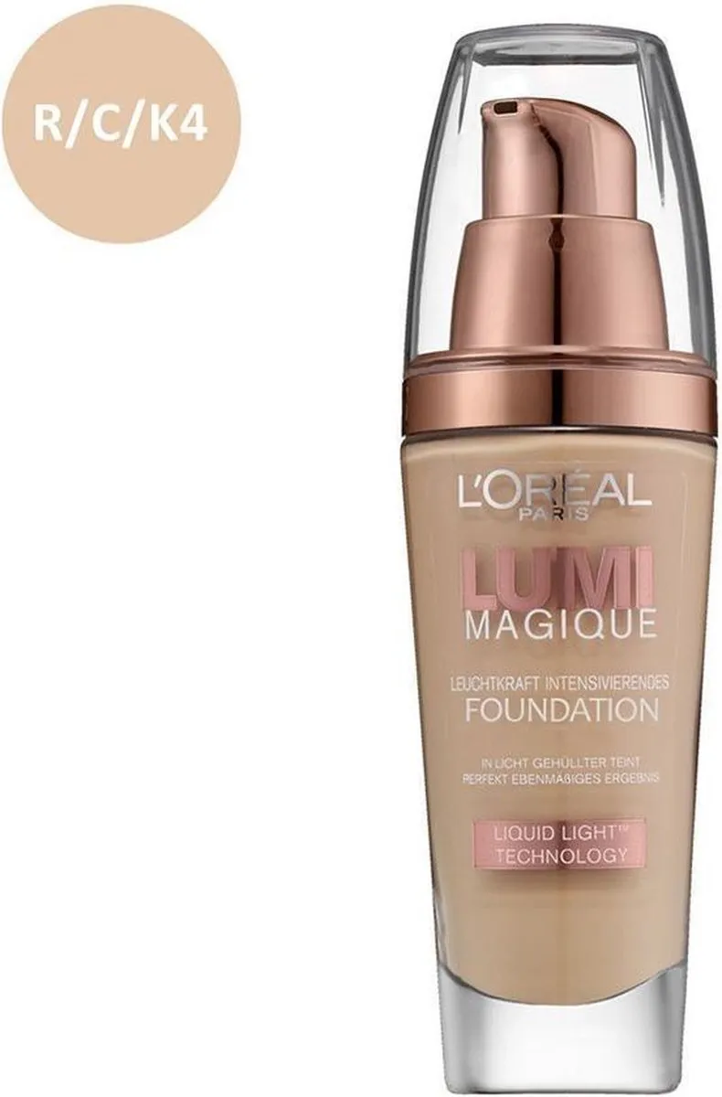 L'Oréal Paris Lumi Magique Foundation R/C/K4 Rose Beige - 30ml