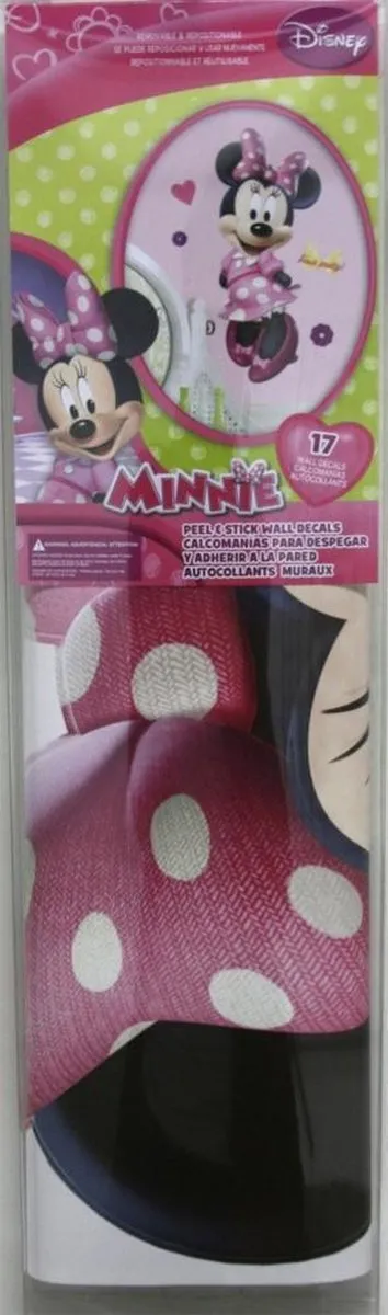 Disney Minnie Mouse Muurstickers - 11 Stuks Bonte Kleuren - afbeelding 3 van 6