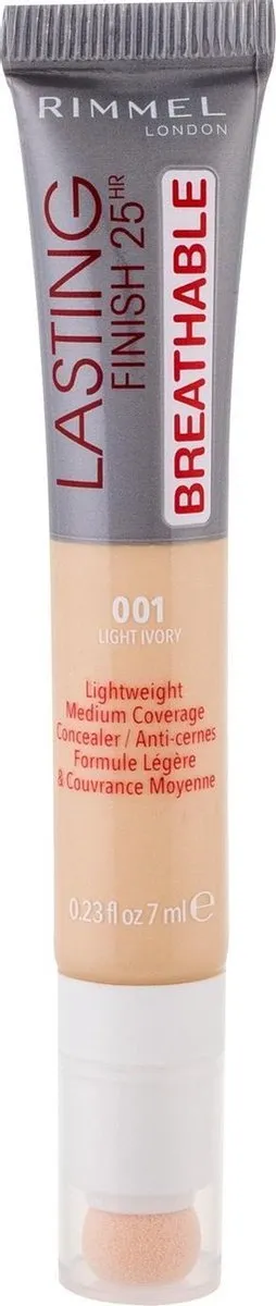 Rimmel London Lasting Finish 25HR Concealer 001 Licht Ivoor