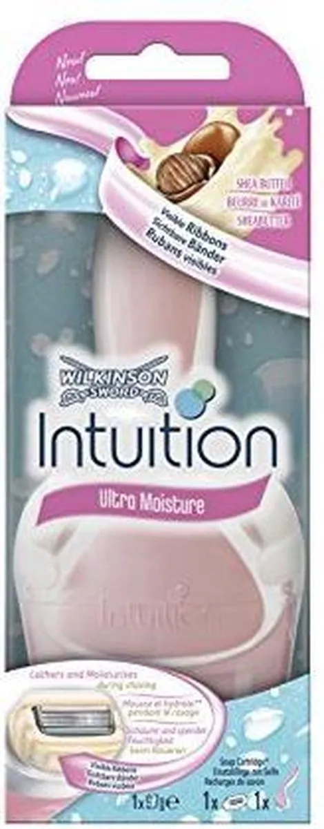 Wilkinson Sword Intuition Ultra Moisture Scheermes - 4 Bladen - Shea Butter