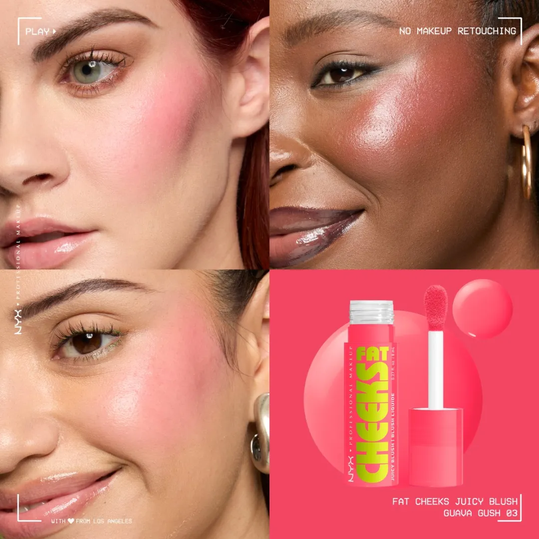 NYX Professional Makeup Fat Cheeks Guava Gush Blush - Vloeibaar 8ml