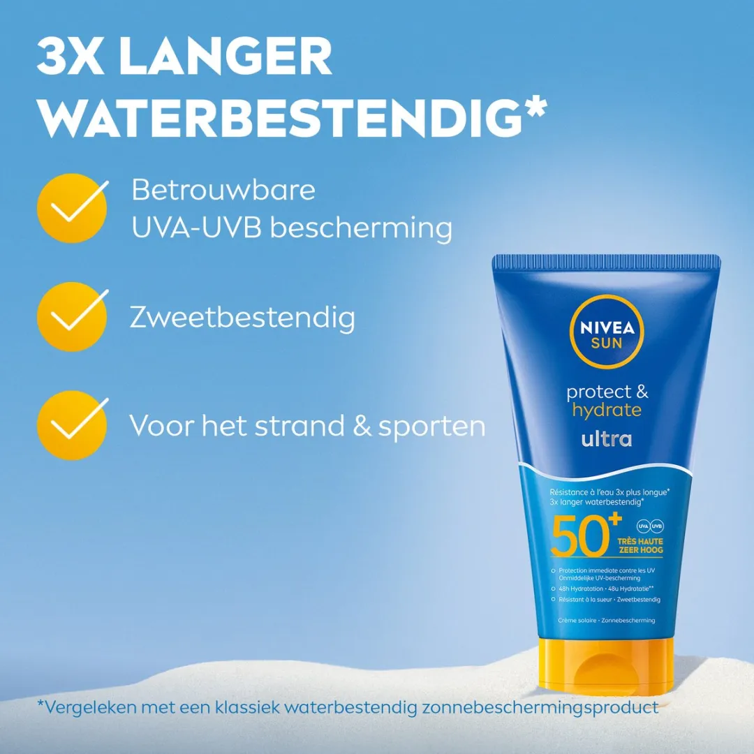 NIVEA SUN Protect & Hydrate Ultra Zonnecrème SPF 50+ 150ml