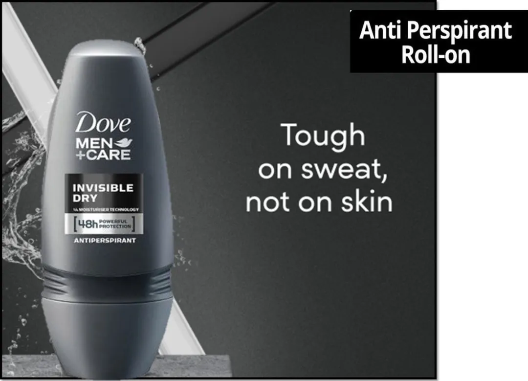 Dove Men+Care Deo Roller Invisible Dry - 500ml (10x50ml)