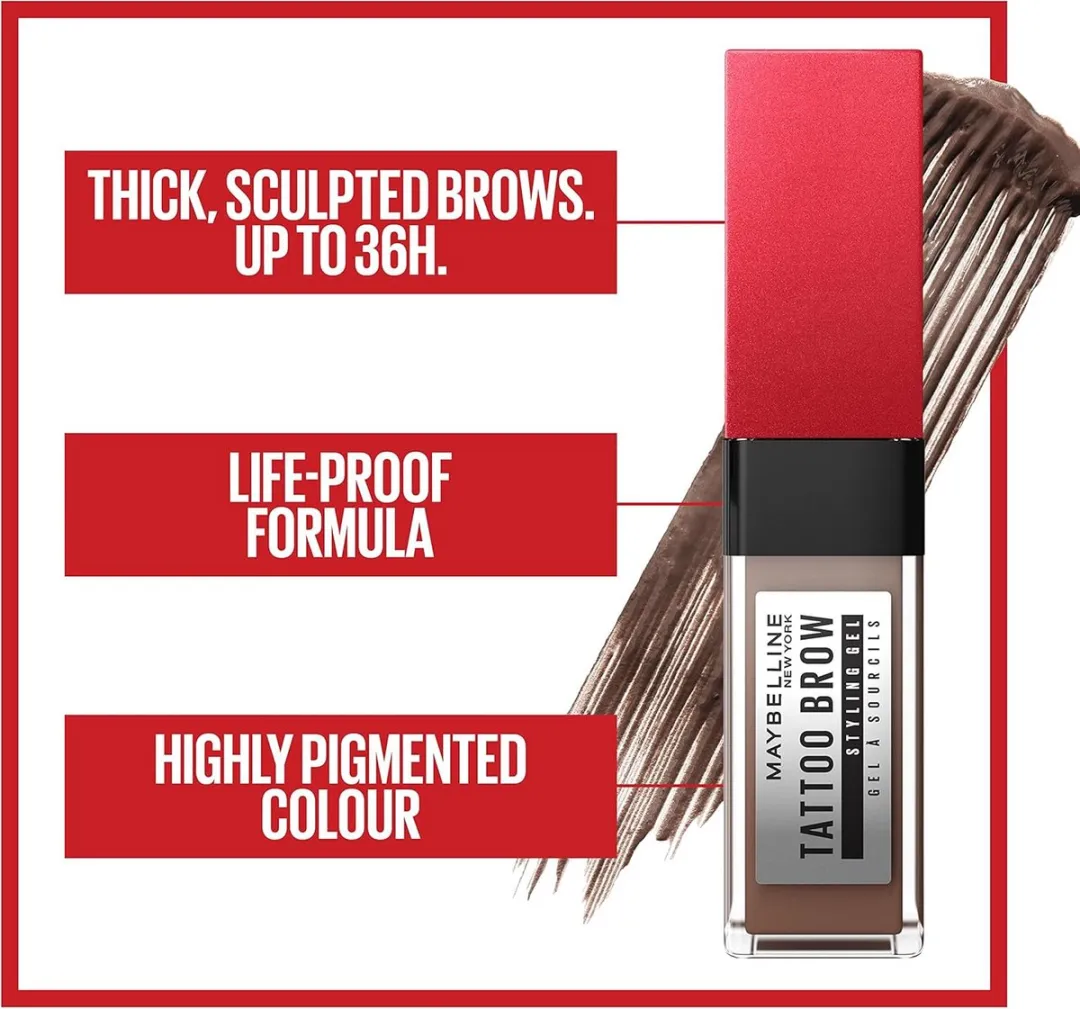 Maybelline Tattoo Brow Styling Gel 6ml - Blonde