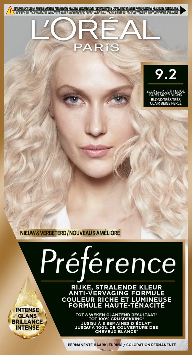 L'Oréal Paris Préférence 9.2 Haarkleuring 200ml