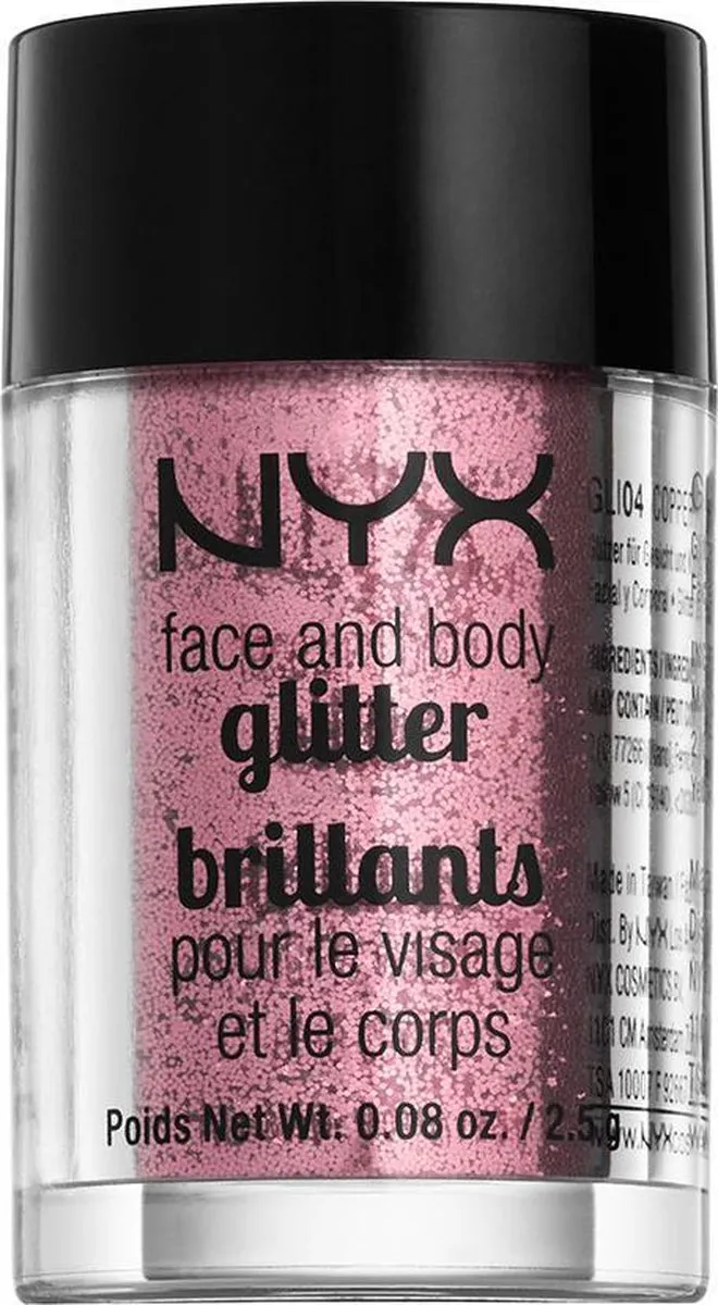 NYX Professional Makeup Face & Body Glitter Roze 2,5g