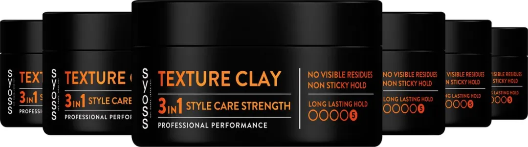 SYOSS Texture Clay Styling - 6x100ml
