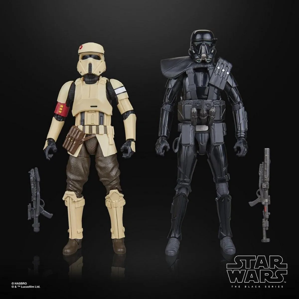Hasbro Star Wars Rogue One Black Series Shoretrooper & Death Trooper - 2-Pack - afbeelding 6 van 6