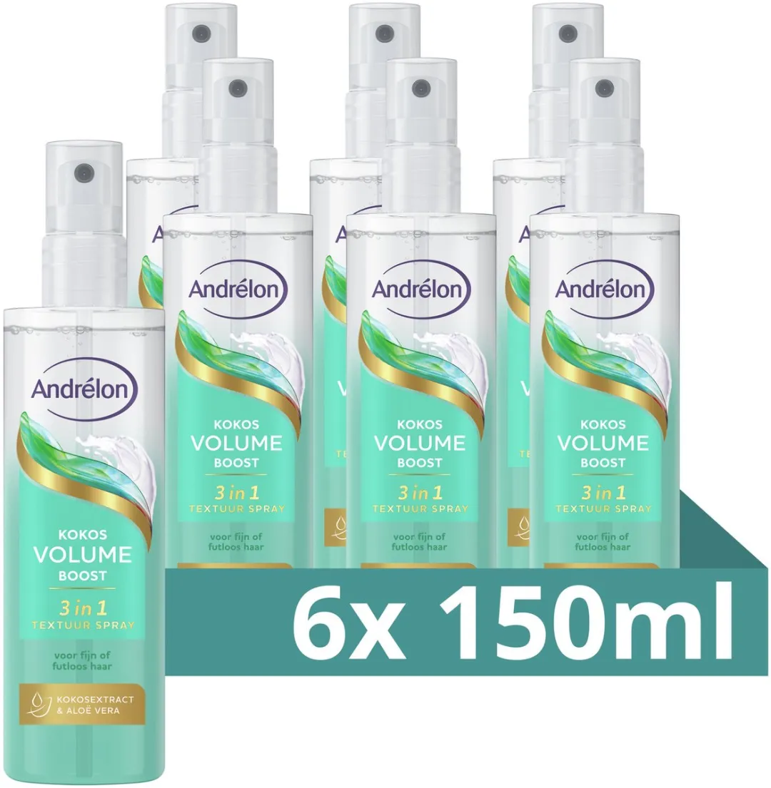 Andrélon 3-in-1 Textuur Spray Kokos Volume Boost