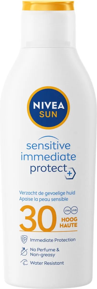NIVEA SUN Sensitive Immediate Protect Zonnemelk SPF 30 - 200ml