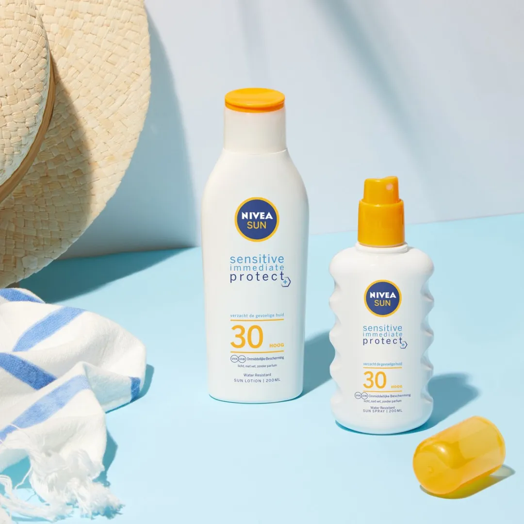 NIVEA SUN Sensitive Immediate Protect Zonnemelk SPF 30 - 200ml